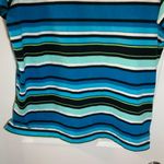 Jason Maxwell  Blue/Black Striped Short Sleeve Tee size 1X Photo 5
