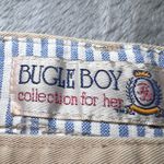 Bugle Boy  Vintage Chino Pants Womens 12 Khaki Relaxed Fit Casual Classic Photo 3