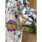 Old Navy  Floral Rose Print Long Sleeve V-Neck Blouse Size M Tall Photo 7