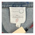 Fantastic Fawn The Rolling Stones Stars & Tongue Graphic Jacket Size Small NWT Photo 8