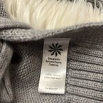 Athleta  Nopa merino wool side lace up sweater light gray S Photo 5