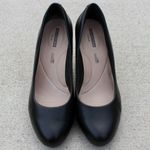 Clarks Women's Collection Adriel Viola Black Leather Dress Pumps Sz 8 Photo 2