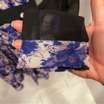 Robert Rodriguez Mermaid whimsigoth silk  luxury lavender black sheer mini dress Photo 6