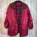 Westbound Sport Reversible Jacket Large Aztec Southwest Vintage 80's Long Coat Photo 4