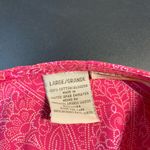 Vintage Expressions Shift Dress Pink Paisley Print size Large 60’s, 70’s, BoHo Photo 4