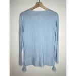 Lilly Pulitzer Colene Heathered Boho Blue Tassel Sweater XXS Photo 8