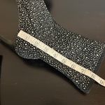 Cape Robbin  Tina rhinestone studded sock boots, black, size 8 M Photo 12