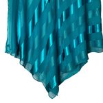 Another Thyme‎ Vintage Green Striped Cape 100% Polyester Size 18W Photo 6