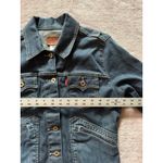 Levi's Vintage Y2K  Dark Wash Denim Jacket Junior‎  Size Medium Photo 5