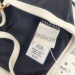 l*space L* Helena Bikini Top in Black Cream Size Medium V Wired Front NWT Photo 4