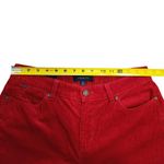 Talbots Red Corduroy Women' s Pants Size 10 Photo 4