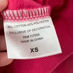 Disney Pink 100 Princess Graphic Sweatshirt (Size XS) Photo 6