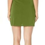 Cinq A Sept Kaily Open Back Draped Mini Halter Blouson Dress Green Womens Size 8 Photo 1
