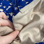 J.O.A. . Blue And Nude Lace Romper Photo 9