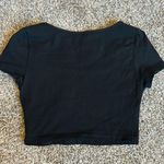SheIn Black Crop Top Photo 1