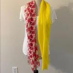 •Lindsay Phillips• Fringe Wrap/Scarf, Like New Yellow Photo 2
