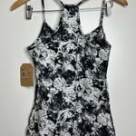 Route 66 Tie Dyed Tank Top Women’s Size Small Racerback Black White Shelf Bra NEW Photo 4