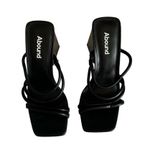 Abound  Women's Austyn Tubular Strappy Block
Heel Black Platform Sandals Size 6 Photo 1