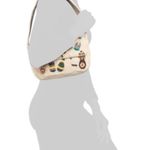 NWT Viral Beaded Champagne Bottles Shoulder Bag White and Multicolor Yellow Photo 3