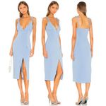Camila Coelho  Aaliyah Tie Shoulder Midi Dress Periwinkle Blue Women's Size S Photo 1
