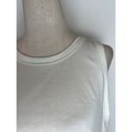 Sweaty Betty Tank Top Women Small White Crew Neck Cotton Tencel Easy Peazy Top Photo 6
