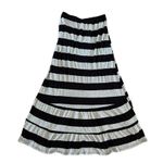 B Jewel Striped High Low Maxi Skirt Beach Summer Boho Bohemian Casual Photo 1