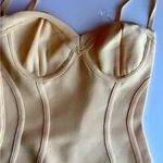 Yellow bustier dress  Photo 2