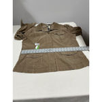 Woman’s Heritage Collection By Bass Tan Large Button Up Corduroy Shirt Jacket Photo 6