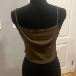 SheIn halter tank top dark army green Photo 3