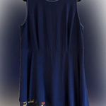 Every Body Every Wear Fit n Flare Layered Asymmetrical Skirt Sleeveless Dress 2X Blue Size XXL Photo 0