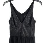 Dress the Population Black Beaded Bodice Dress New Photo 1