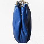 DKNY  Blue Genuine Leather Adjustable Crossbody Classic Designer Crossbody Bag Photo 8