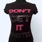 Vintage 2000s Tampa Don't Get It Twisted babytee Size Small Black Photo 0