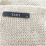 Tart Linen Blend Tunic Tan Scoop Neck Open Knit Size 3X Lagenlook Minamalist Photo 9