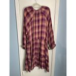 Terra & Sky Dress Womens Size 4X Pink Plaid Prairie Peasant Homestead Fall NWT Photo 5