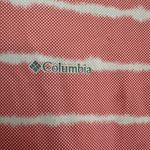 Columbia Salmon Shimmer Tie Dye Stripe Omni Shade Sun Deflector Top Size Large L Photo 9