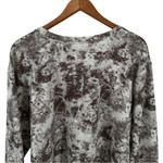 Under Armour  Rival Terry Printed Crew Neck Top 2X NWT Loose Fit Ghost Grey White Photo 4