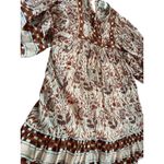 Cleobella  Boho Oversized Magdalena Puff Sleeve Flowy Mini Dress Size Small‎ Photo 8