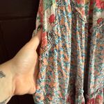 easel  | Boho Floral Off-Shoulder Mixed Print Tiered Swing Midi Dress | Small Photo 5