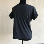 Loft  Womens Top Size Small‎ Black Sequined Striped Short Sleeve Ann Taylor NEW Photo 2