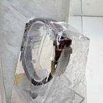 Disney Rare New Old Stock  x Lorus Mickey Mouse Gold Watch Vintage Brown Leather Photo 5