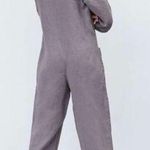 ZARA NEW Lillian Gray Linen Onesie Jumpsuit Photo 1