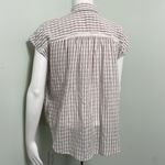 Pilcro ANTHROPOLOGIE  Serena Surf Henley Linen Blend Blouse Size XS Photo 7