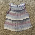 Cloth & Stone Anthropologie purple tie-dye top size S Photo 4