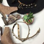 Lightweight Rock stud studded skinny belt Photo 27