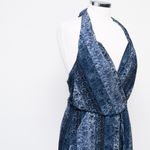 Magicsuit Ellie Halter V Neck Swim Dress Blue Size 10 Photo 9