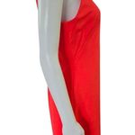 Amanda Uprichard Portia Hot Coral Halter Sheath Dress Size Large Photo 3