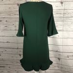 CeCe  kate ruffle flounce dress in green size 4 Photo 7