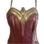 DC Comics Wonder Woman  Adult Corset Bustier Top Costume Medium NWT Photo 5