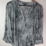 Sami & Jo Sami Jo XLP Gray Snake Boyfriend Top Petite Photo 1